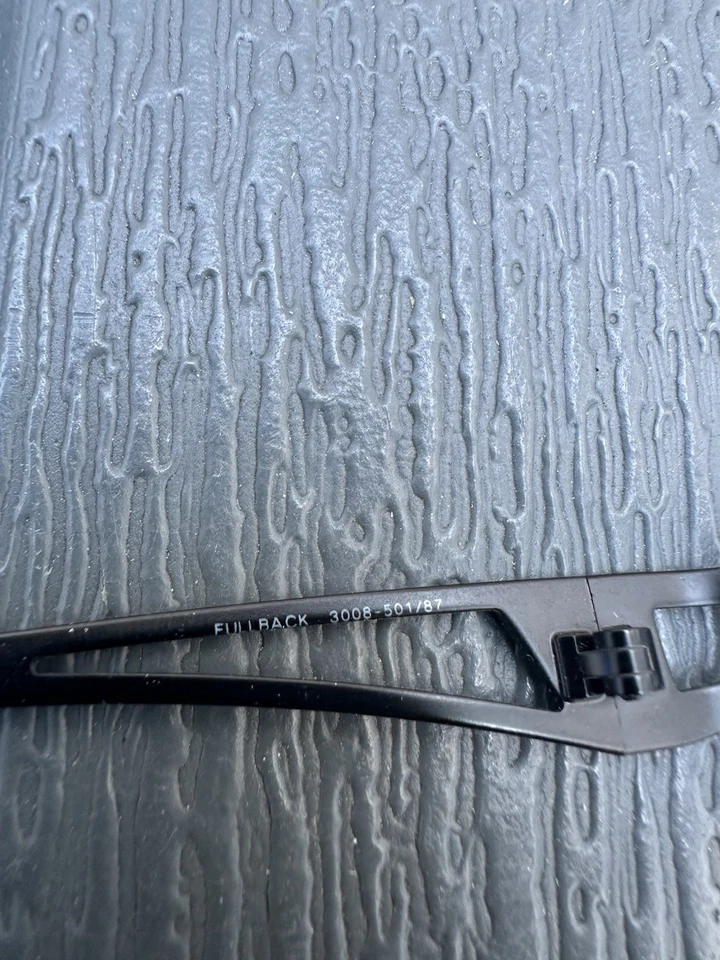 Gafas de sol Arnette Fullback 3008 501/87 negras sin montura lentes grises HECHAS EN ITALIA Foto 4 de 4