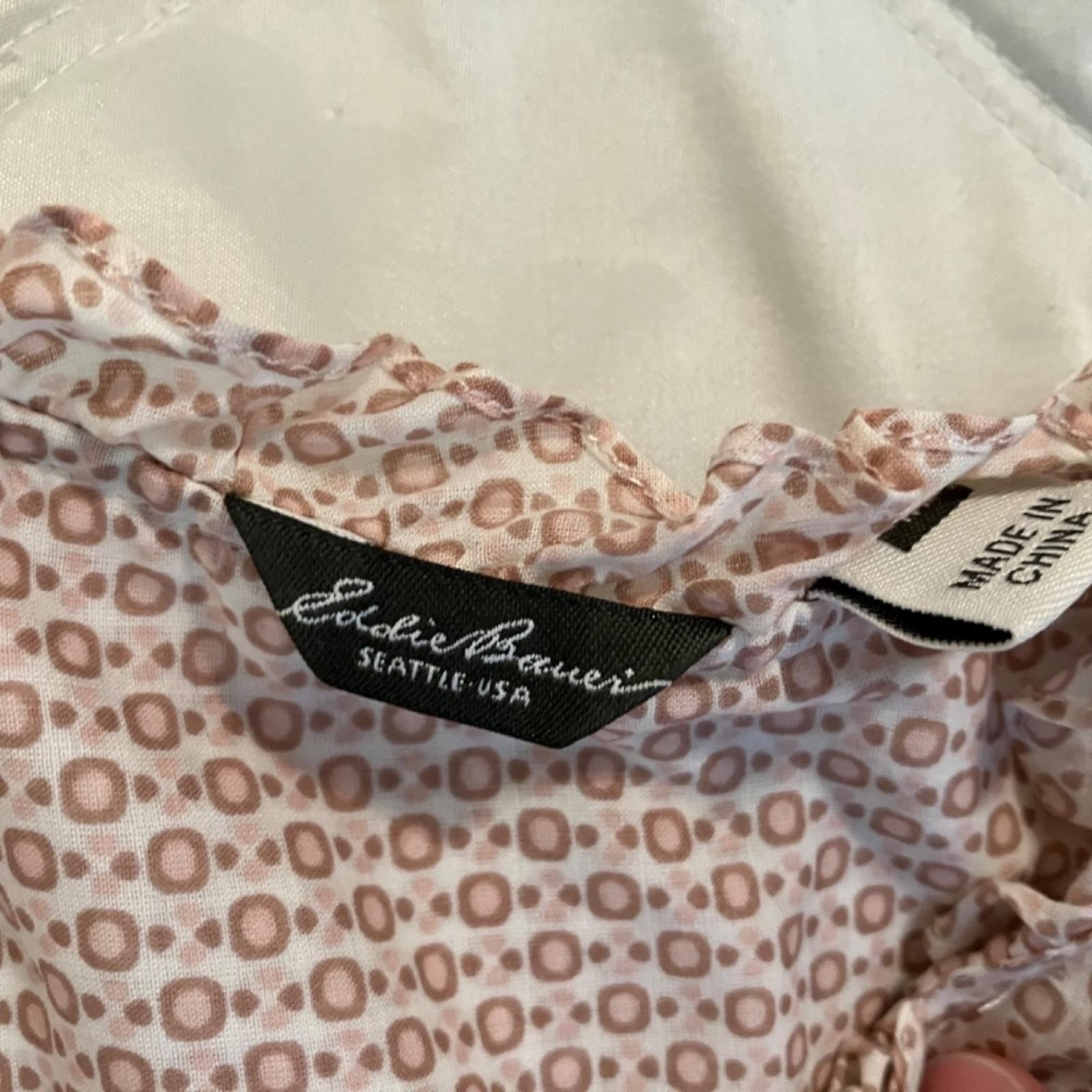 EDDIE BAUER Ruffel Button Down Summer Lightweight… - image 3