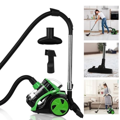 MARKENLOS Staubsauger HEPA Filter Zyklon Geräuschlos Beutellos Bodensauger Teppiche