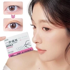 Invisible Double Eyelid Tape Self-Adhesive Eyelid Stickers with Handle`'`,.::'