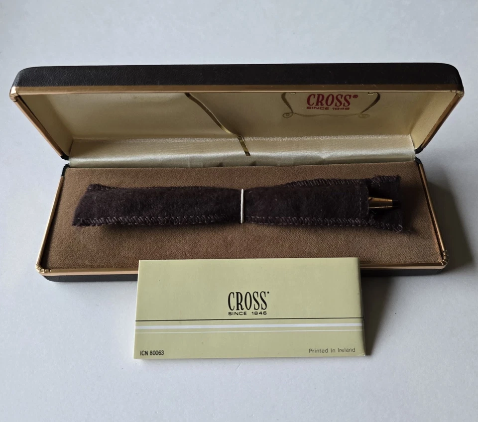 Cross Since 1846 - 1/20 , 14KT Rolled Gold  ICN 80063