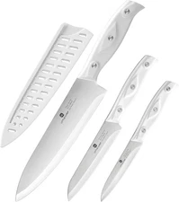 3PCS Chef Knife, Ultra Sharp Kitchen Knife, High Carbon Stainless Steel Chef kni