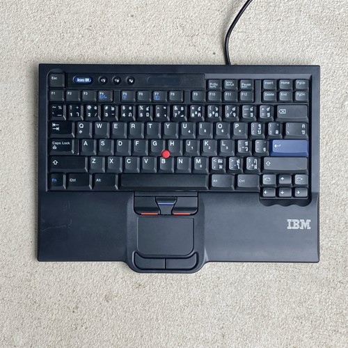 Original IBM SK-8840 UltraNav Wired Keyboard - US English - Trackpoint - 第 1/5 張圖片