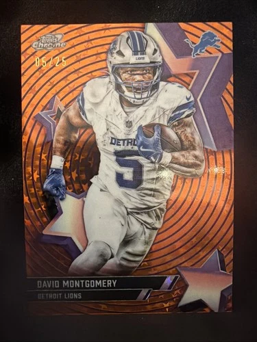 2025 Topps Cosmic Chrome David Montgomery Base (RAW)
