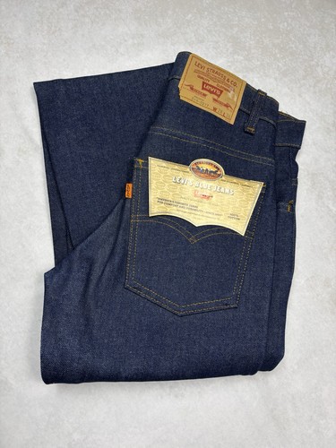 80s Levi’s 519 Orange Tab straight leg deadstock flashers 28x34 vintage jeans - Image 1