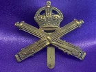 Genuine WW1 MGC Machine Gun Corps OR GM Cap Badge w/slider