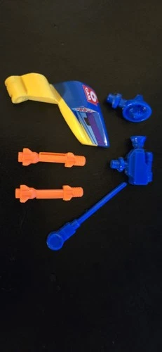 Channel 6 Ninja News Cycle Pieces Lot TMNT Vintage Accessories Playmates Stars