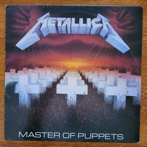 Metallica Master Of Puppets 1986 LP 1st Press France w/Inner VG+/VG+ ORIGINAL