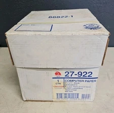 AMPAD Perforated Paper White 800 Sheets 4 Part Carbonless 9-1/2x11 w/ Stubs