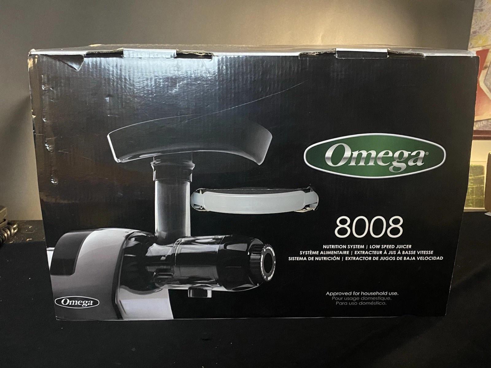 Omega 8008 Ultimate Nutrition System Low Speed Horizontal Juicer - NIB