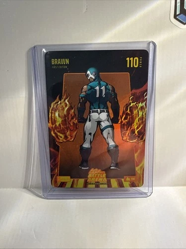 2026 Bo Jackson Battle Arena Aj Brown Brawn Fire Battlefoil #BF-152