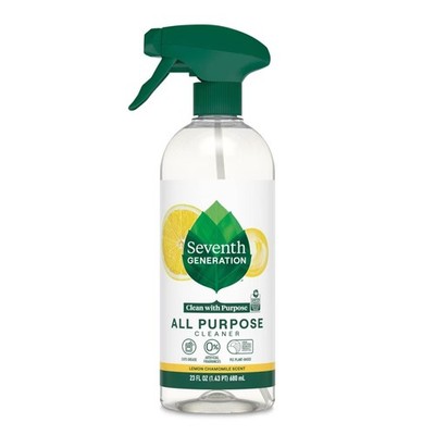 Lemon All Purpose Cleaner Spray - 23 fl oz: Dye-Free, Phosphate-Free