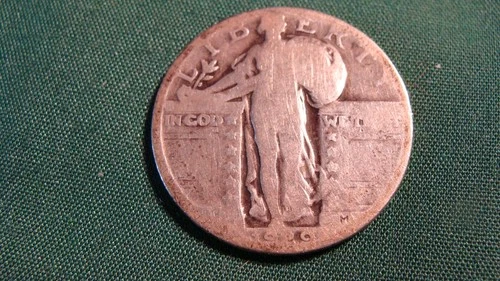 1929 U.S. 90% SILVER STANDING LIBERTY QUARTER