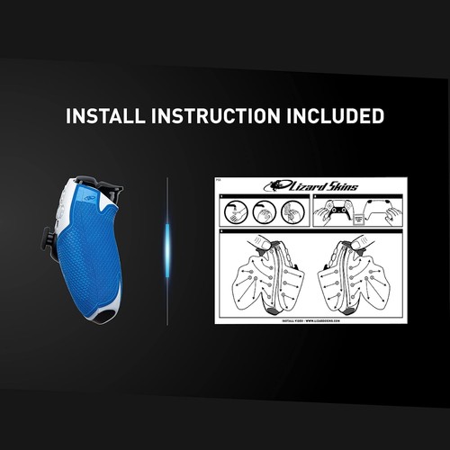 Lizard Skins DSP Controller Gevormde Grip: PlayStation 5 / solid colors (Teal) - Afbeelding 6 van 9