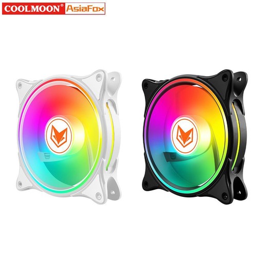 Water Cooling 12V 4 Pin PWM 5V 3Pin ARGB Aura Sync PC Case Fan (White) - Afbeelding 8 van 10