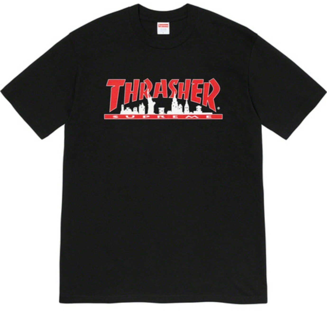 T shirt Supreme FW21 Thrasher Skyline *noir* taille L