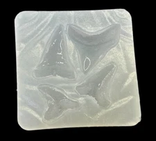 Set of 4 Silicone Shark Tooth Mold - Pendant Size