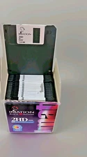 Imation 2 HD 3.5" Diskettes 1.44MB Formatted Open Box Hard Floppy 28 Plus 7