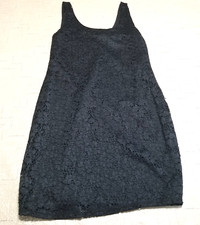 Ambiance Sleeveless Lace Lined Little Black Dress Large Cocktail Party Dance
