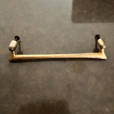 Mid Century Modern 6" Long Drawer Pull Brass /Gold Tone Metal