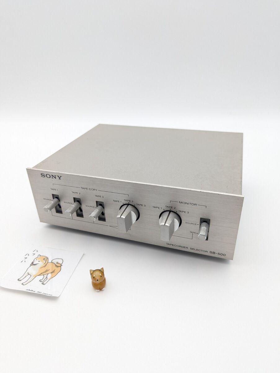 SONY SB-500 Tape Recorder Selector Tape Deck Selector Silver SONY SB-500 Tape Recorder Selector Tape Deck Selector Silver