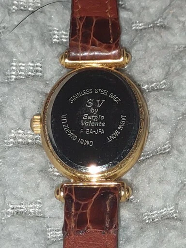 Sergio valente shop diamond quartz watch