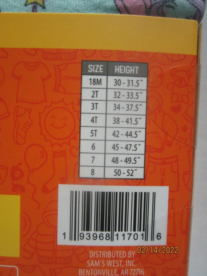 Pijama de hadas favorito de 4 piezas Member's Mark para niñas talla 6 Foto 4 de 4