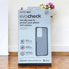 For (Samsung Galaxy S21 ULTRA 5G) Official/Genuine/Original Tech21 Case Cover