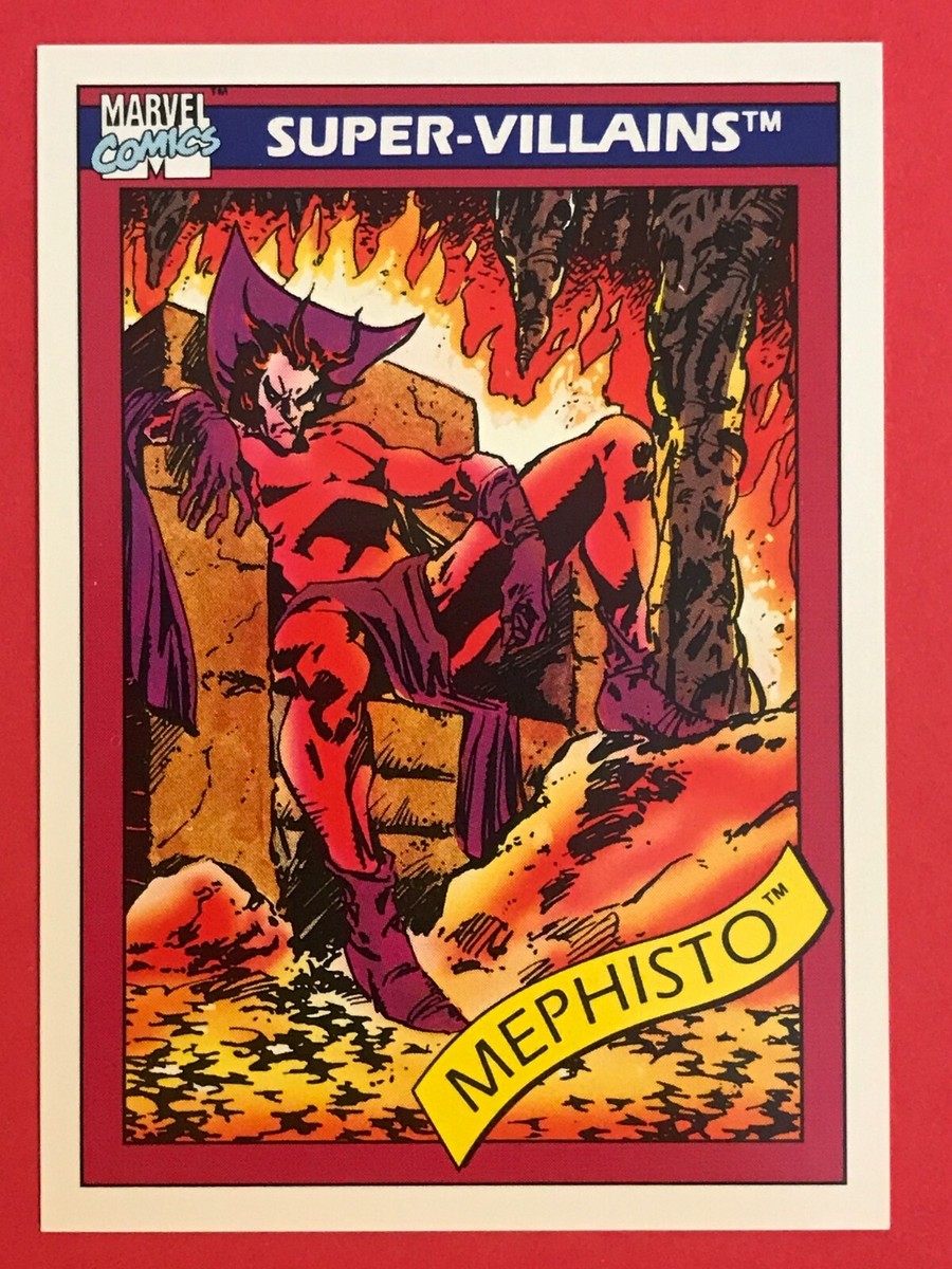 1990 Impel Marvel Universe Series 1 Card 78 - Mephisto