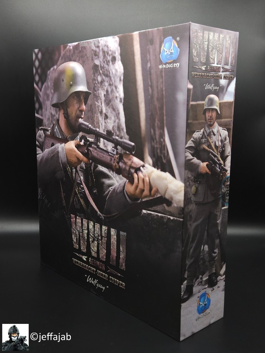 1:6 Scale DiD WWII German Wehrmacht Heer Sniper Wolfgang 12 1:6 Scale DiD WWII German Wehrmacht Heer Sniper Wolfgang 12