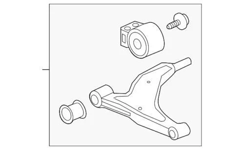 Brazo de control de suspensión inferior delantero genuino GM 2010-2019 Cadillac Buick 84008848 Foto 3 de 4