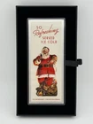 Coca-Cola Santa 4oz .999 Silver Colorized Bar #116/250 W/Box & COA Item #44