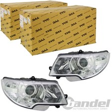 2x TYC H7/H3 SCHEINWERFER LINKS+RECHTS MIT LWR für SKODA SUPERB II BIS 06.2013