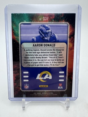 Aaron Donald - 2021 Panini Absolute Star Gazing #SG17 - Picture 2 of 2