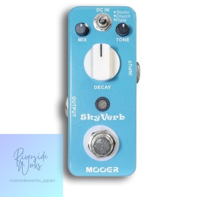 Mooer SkyVerb Mini Reverb Guitar Effect Pedal Compact Used