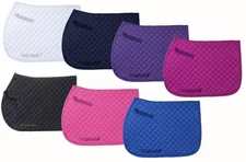 Quilted Square English Saddle Pad