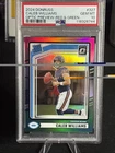 Caleb Williams PSA 10 Rookie Rated Rookie Red Green Optic Preview Chicago Bears