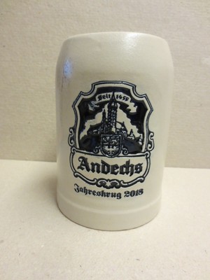 Kloster Andechs Bier Krug 2018 Jahreskrug Bierglas Glas Bierkrug Seidel Humpen