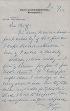 FELIX FRANKFURTER - AUTOGRAPH LETTER SIGNED 12/03/1948