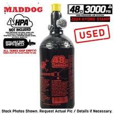 CLEARANCE Maddog 48/3000 Aluminum Compressed Air Paintball Tank | Hydro 2024