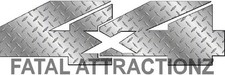 Diamond Plate 4x4 S4 Vinyl Sticker Decal Truck