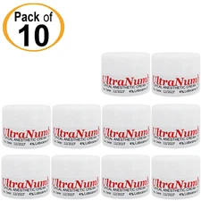 10 X 10g Ultra Numb skin numbing cream laser waxing piercing tattooing