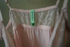 Honeydew medium pink camisol sleepwear top w lace good condition — photo 6
