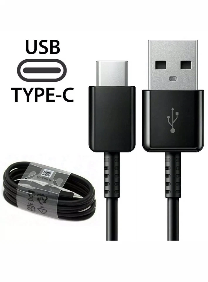 3-Pack Type-C USB Cable Fast Charging And Rapid Data Transfering Cord Black - Image 2 of 4