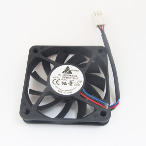 50pcs DELTA EFB0612HA 60x60x10mm 6010 DC12V 0.18A 3pin Connector DC Cooling fan - Picture 5 of 5