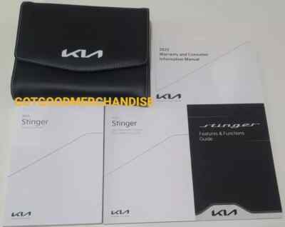 2022 KIA STINGER OWNERS MANUAL AWD RWD V6 I4 GT LIMITED GT 1 2 LINE LUXURY SEDAN