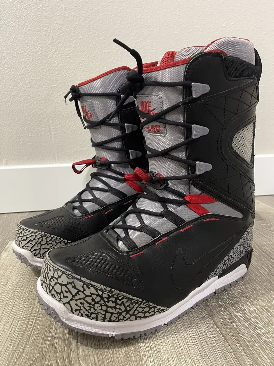 Nike Zoom Kaiju Snowboard Boots Black Blue 376276 041 Size 10.5