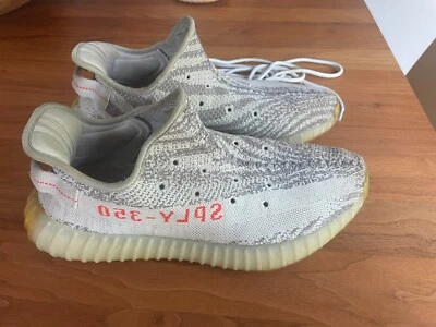 EU Größe 44 / US 10- adidas Yeezy Boost 350 V2 Blue Tint gebraucht/ohne Box