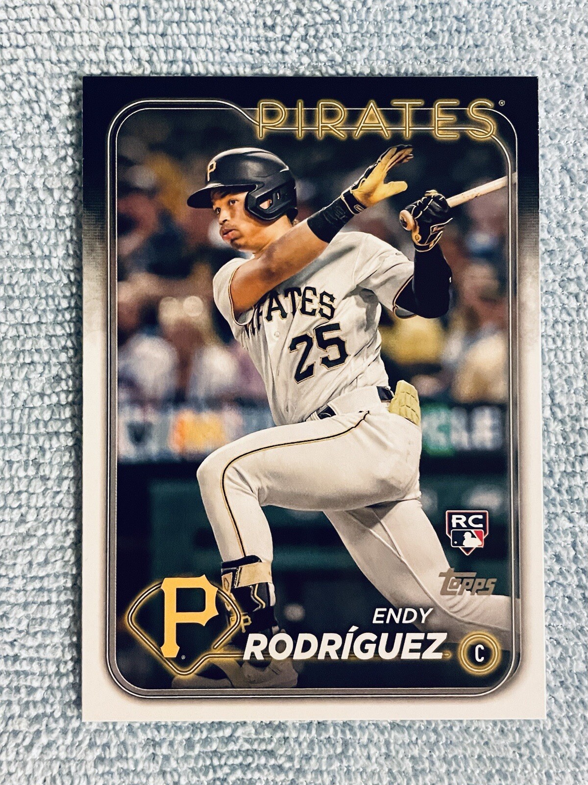 2024 Topps Series 1 Rookie RC Endy Rodriguez #3 Pittsburgh Pirates