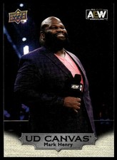 2022 Upper Deck AEW Mark Henry #C14 UD Canvas